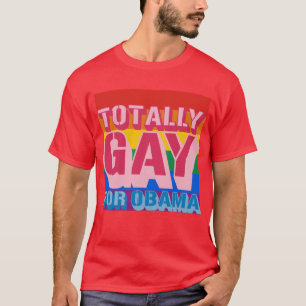 Camiseta Totalmente gay para Obama - .png