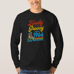 Camiseta Totalmente Groovy desde 1966 Nacimiento de patinaj