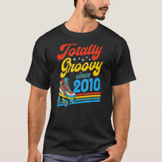Camiseta Totalmente Groovy desde 2010 Nacimiento de patinaj