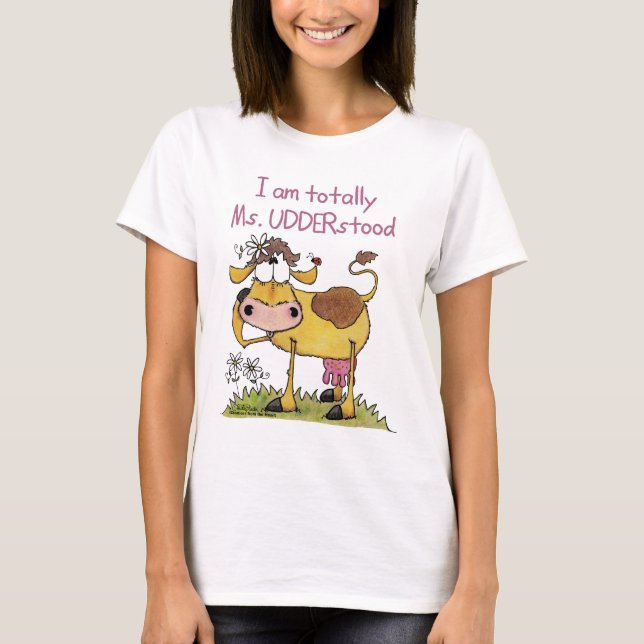Camiseta Totalmente la Sra. UDDERstand (Anverso)