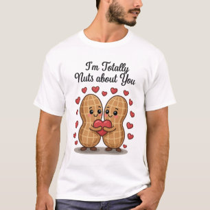 Camiseta Totalmente loco por ti - Pegatina de amor de cacah