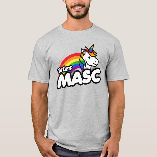 Camiseta Totalmente masculino (Anverso)