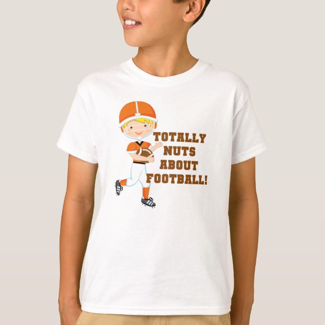 Camiseta Totalmente Nuts sobre fútbol (Anverso)