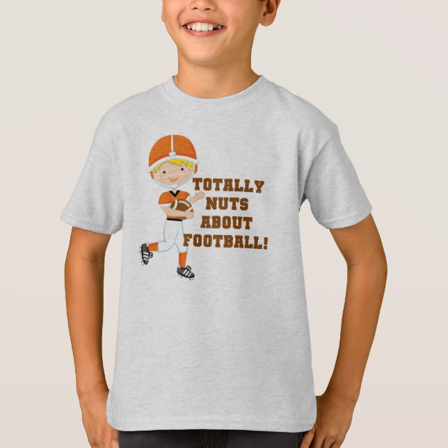 Camiseta Totalmente Nuts sobre fútbol (Anverso)