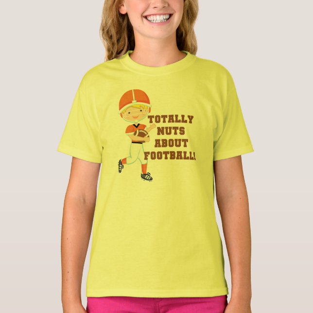Camiseta Totalmente Nuts sobre fútbol (Anverso)