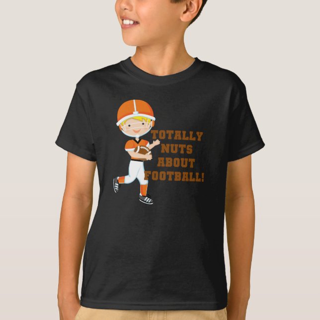 Camiseta Totalmente Nuts sobre fútbol (Anverso)