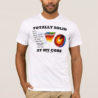 Camiseta Totalmente sólido en mi base (capas de la tierra)