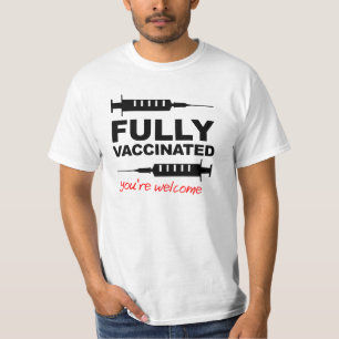 Camiseta Totalmente Vacunada Pro Vacunación Apoyo