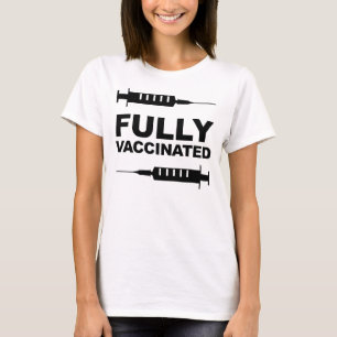 Camiseta Totalmente Vacunada Pro Vacunación Apoyo