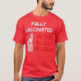 Camiseta Totalmente Vacunado Por El De Jesús Gracioso Crist