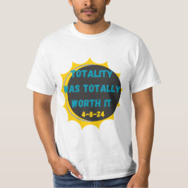 Camiseta totalmente vale la pena dos veces en la vida eclip