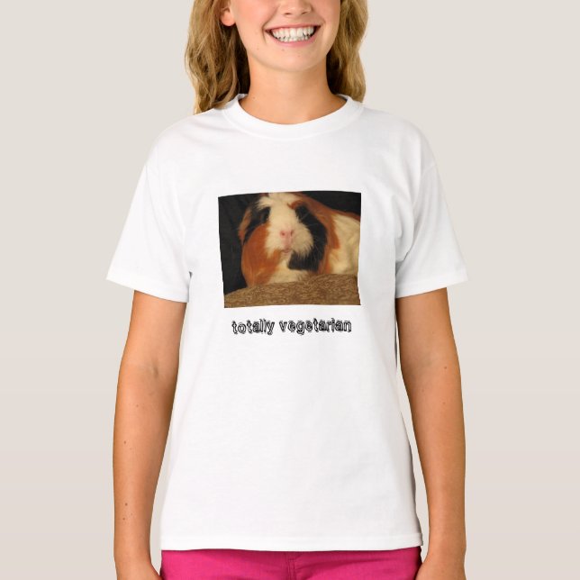 Camiseta totalmente vegetariana (Anverso)