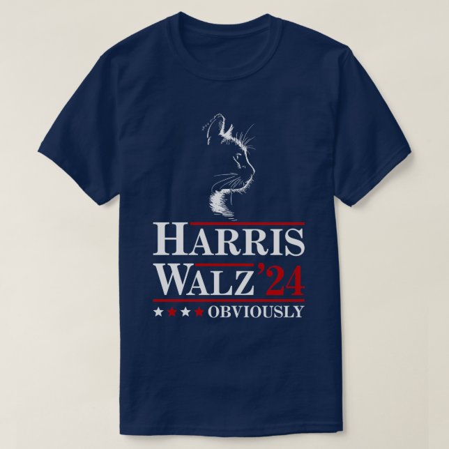 Camiseta tote de walz 2024 obviamente (Diseño del anverso)