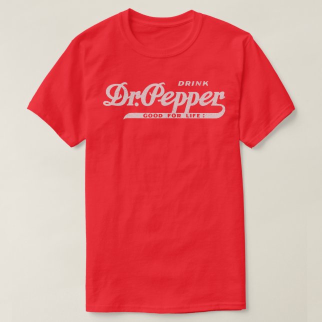 Camiseta Tote vintage Dr Pepper (Diseño del anverso)