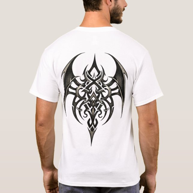 Camiseta Tótem Alado Tribal (Reverso)