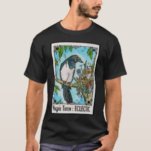 Camiseta Tótem de la urraca ecléctico