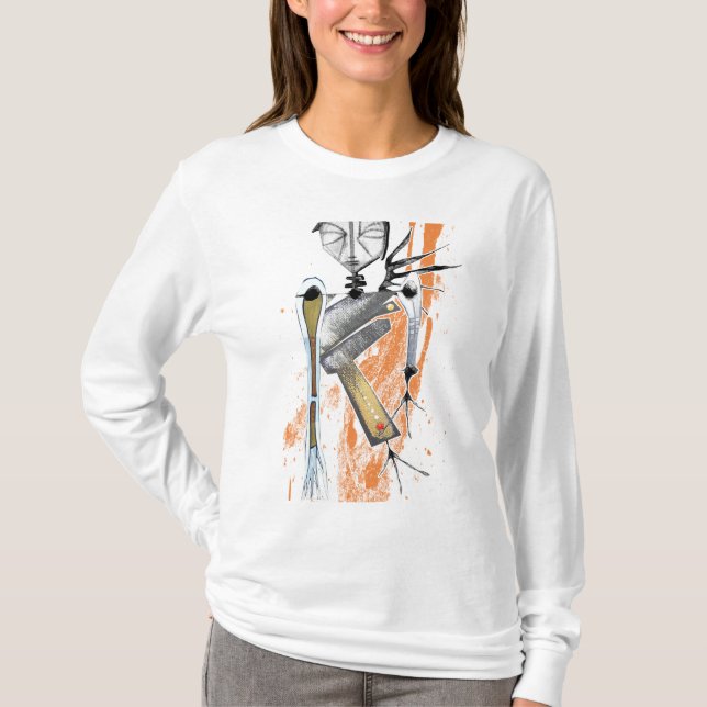 Camiseta tótem del árbol (Anverso)