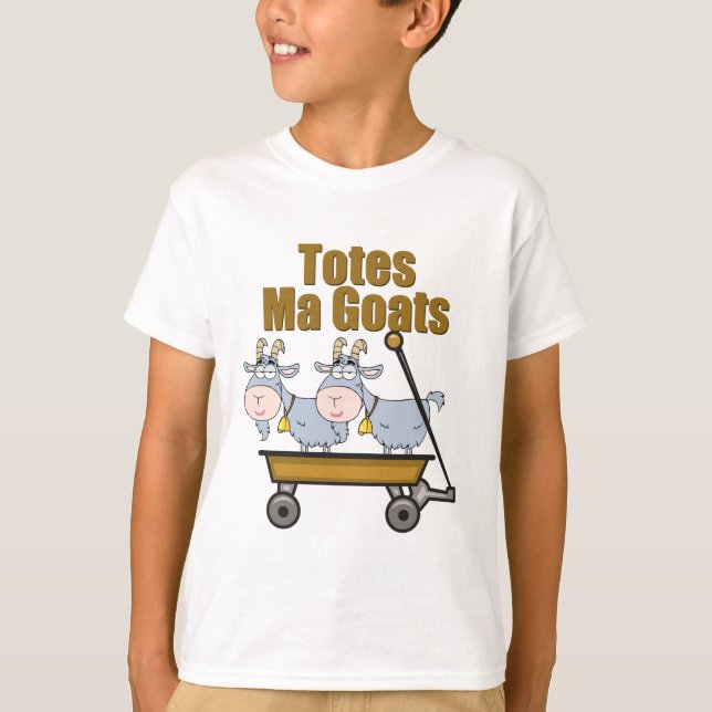 Camiseta Totes Mamáes Cabras Graciosa Granja Animal Pun Kid (Anverso)