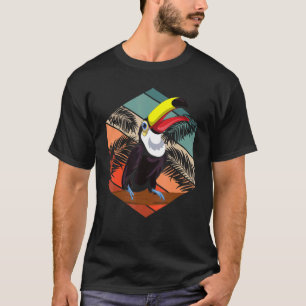Camiseta Tou Retro Toucan Tropical Bird Rainforest Animal
