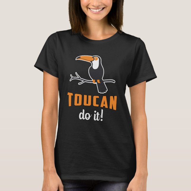 Camiseta Toucan Do It Bird Watcher Waters Retro Toucans (Anverso)