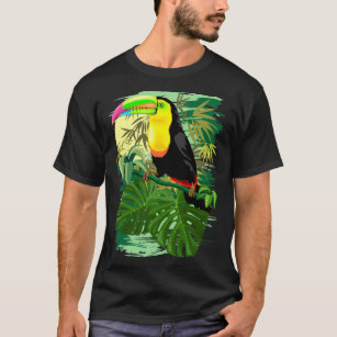 Camiseta Toucan en la selva tropical verde de Amazonia