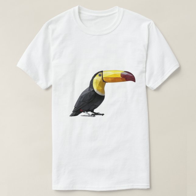 Camiseta Toucan geométrico (Diseño del anverso)