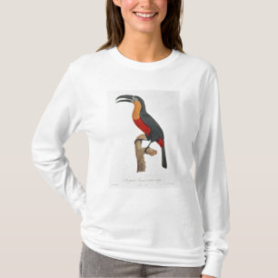 Camiseta Toucan: Grande Rojo-Hinchado por Jacques Barraband