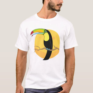 Camiseta Toucan in the Sun colorida jungla de aves