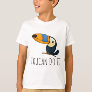 Camiseta Toucan lo hace, lindo toque divertido para los niñ