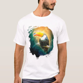 Camiseta Toucan Oiseau Animal Vie Sauvage Forêt Nature