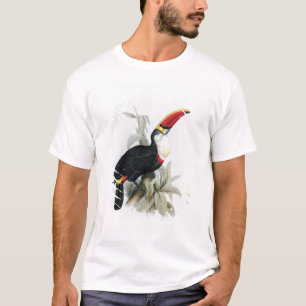 Camiseta Toucan Rojo-Cargado en cuenta, 'de una monografía