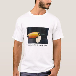 Camiseta Toucan:  ¿Usted tiene gusto de ver la cuenta?