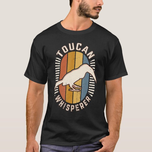 Camiseta Toucan Whisperer Vintage Classic Retro Love (Anverso)
