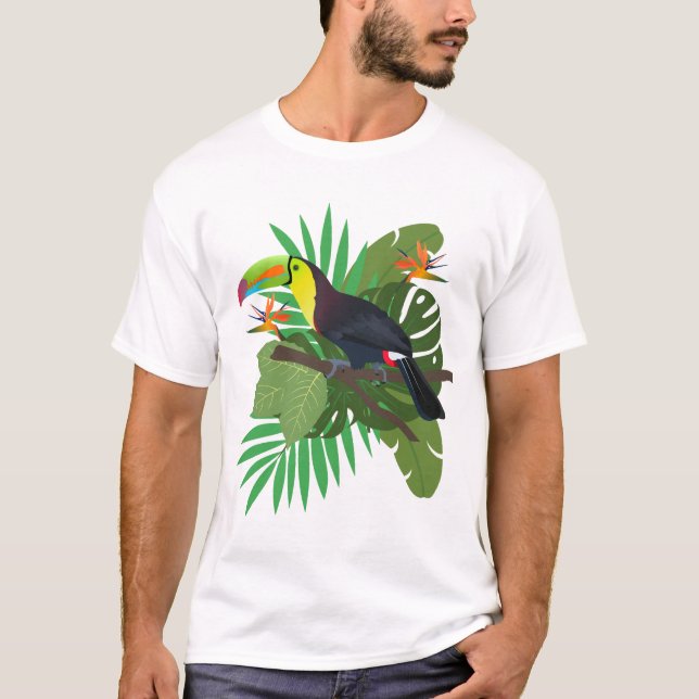 Camiseta Toucan with leaves (Anverso)