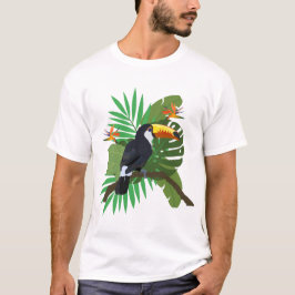 Camiseta Toucan with leaves