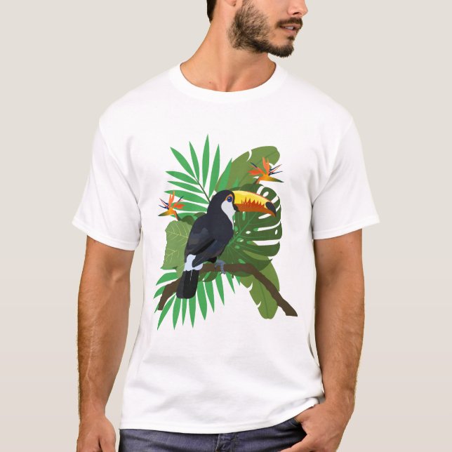 Camiseta Toucan with leaves (Anverso)