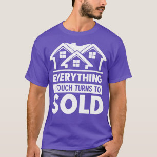 Camiseta Touch Se Convierte En Vender Regalo De Agente Inmo