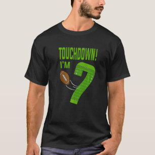 Camiseta Touchdown de jugador de fútbol: Cumpleaños de los
