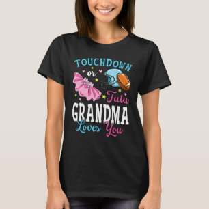 Camiseta Touchdown o Tutu Abuela ama a tu bebé de fútbol