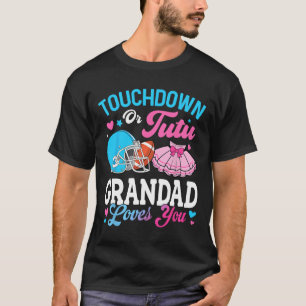 Camiseta Touchdown o Tutú el abuelo te ama Revelación de gé