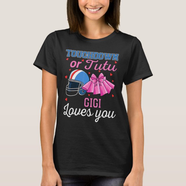 Camiseta Touchdown O Tutu Gigi Te Ama El Género Del Fútbol  (Anverso)
