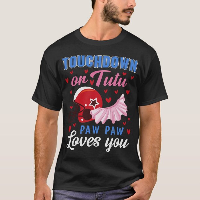 Camiseta Touchdown o Tutu Paw Paw aman al fútbol más grande (Anverso)