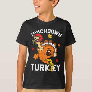 Camiseta Touchdown Turkey Otoño otoño y todos gracias a nos