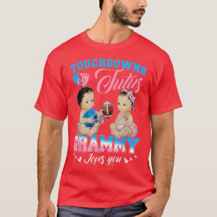 Camiseta Touchdowns o Tutus Grammy te ama, revelación de gé