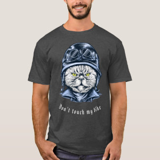 Camiseta Touche pas à ma moto