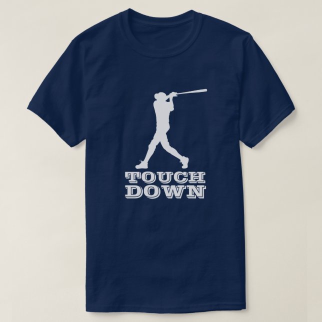 Camiseta TOUCING DOWN BASEBALL BAT SPORTS T-Shirt (Diseño del anverso)