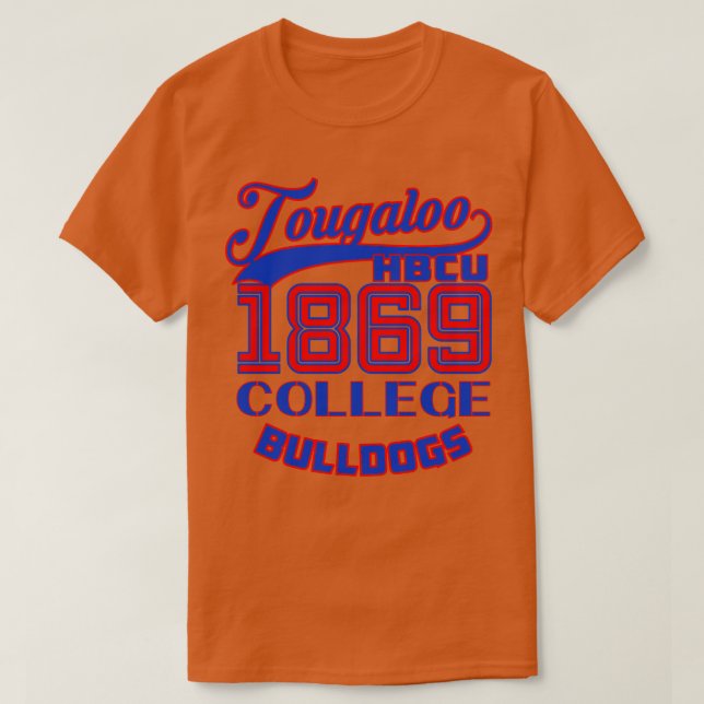 Camiseta Tougaloo 1869 College Apparel 6 (Diseño del anverso)