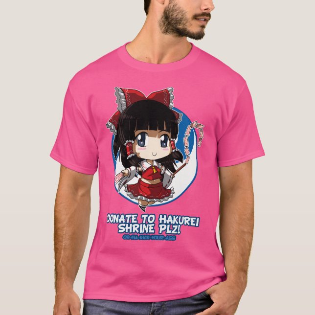 Camiseta Touhou - Reimu Hakurei (Anverso)