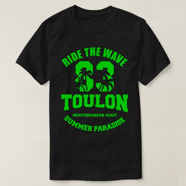 Camiseta Toulon France (Diseño del anverso)