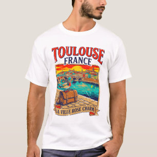 Camiseta Toulouse Francia La Ciudad Rosa Encanto Pato Viaje